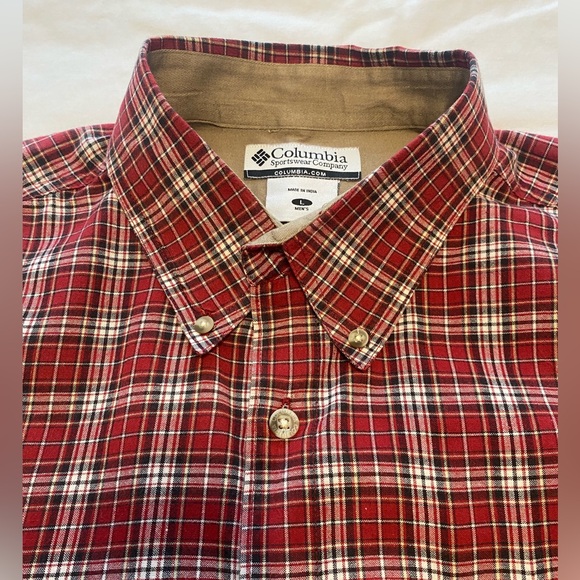 Men’s long sleeve Columbia button down shirt size L - Picture 8 of 12